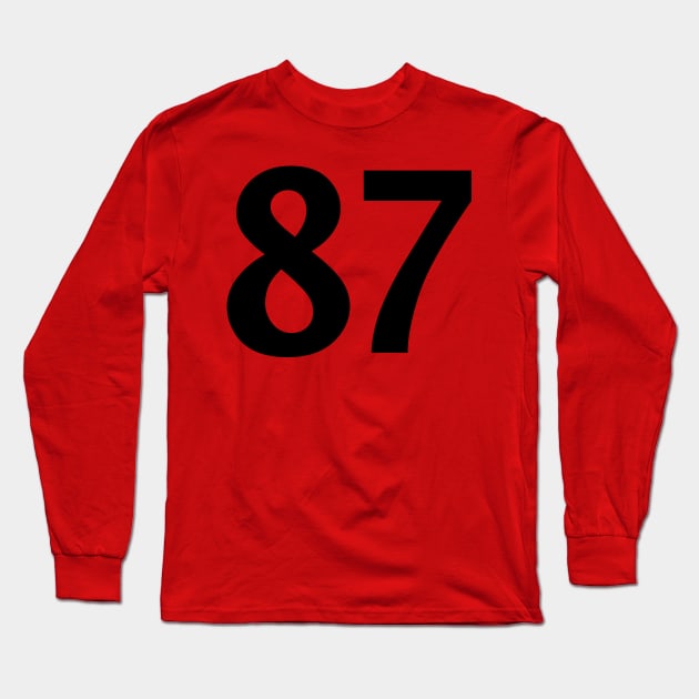 87 Chiefs Long Sleeve T-Shirt by ellenhenryart